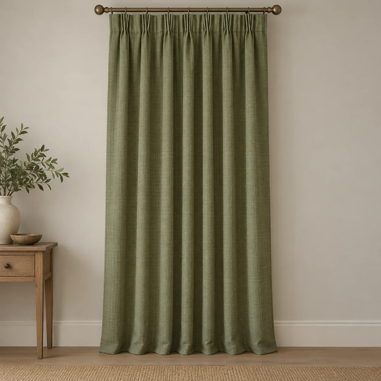 Olive textured panel
